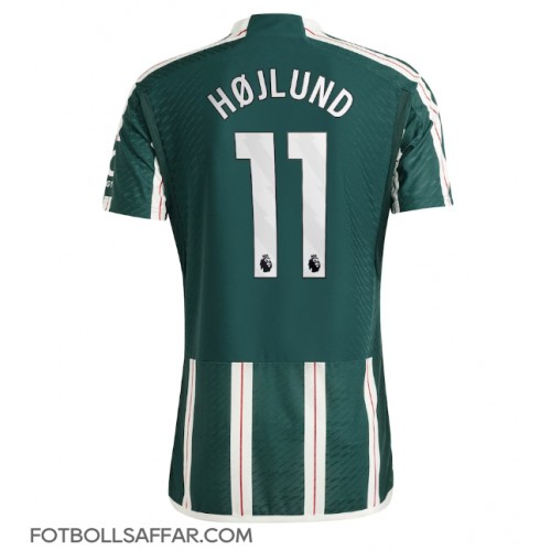 Manchester United Rasmus Hojlund #11 Bortatröja 2023-24 Kortärmad